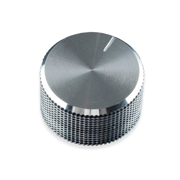 Silver Metal Knob - 14 x 24mm