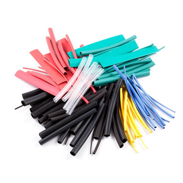 Heat Shrink Kit - Various Colours - 95 Pieces 09353-01 78957  06210 contents