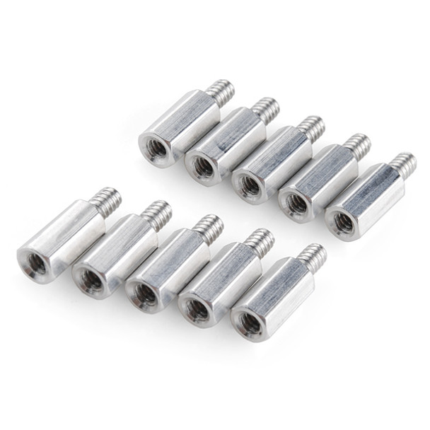 Metal Hex Standoff - 4-40, 3/8" (pack of 10)