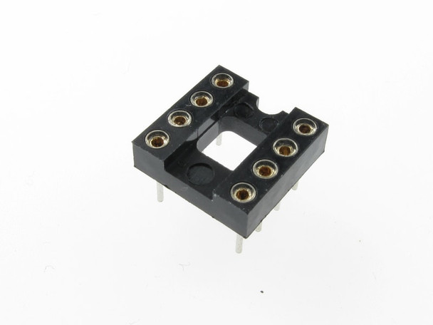 IC Socket Swiss Pin 8 Pin DIP 0.3" top