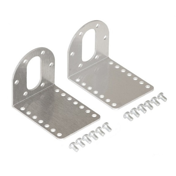 Metal L-Bracket for 37D mm Metal Gearmotor Bracket (2-Pack)