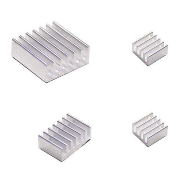 Adhesive Aluminum Heatsinks For Raspberry Pi