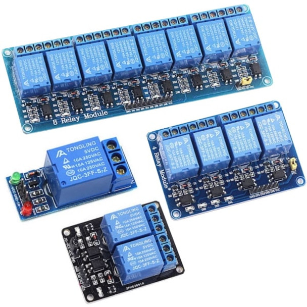 5V Relay Module with Optocoupler Range