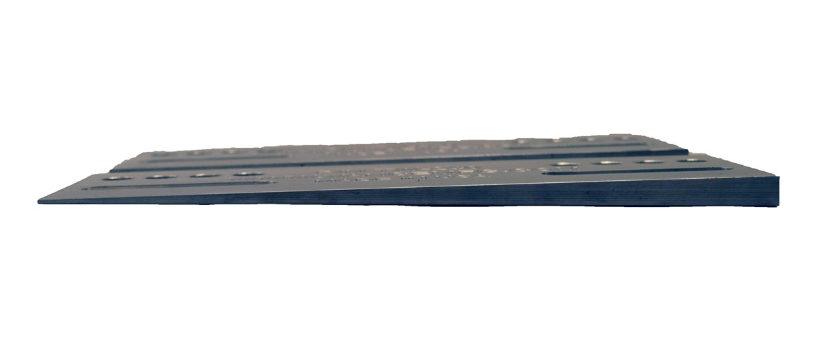 Transom Wedges X 2 Alloy Outboard Motor Transom Wedge Kit, Boat