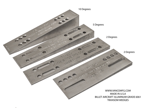 Transom Wedges and Spacers