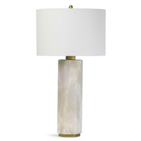 Gear Alabaster Table Lamp | Bone & Brass