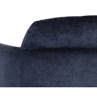Gilley Swivel Bergen Navy Lounge Chair, view 3