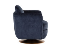 Gilley Swivel Bergen Navy Lounge Chair