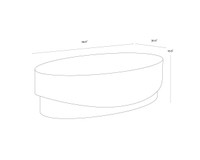 Leda Oval Coffee Table