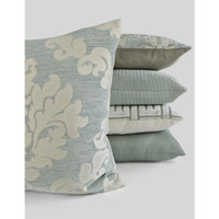Collector Mist Silver Throw Pillow - Pillow Detail | Bone & Brass