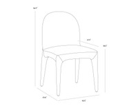 Tamina Santa Cruz Oatmeal Dining Chair