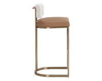 Larissa Barstool Napa Cognac / Rhea Light Barley