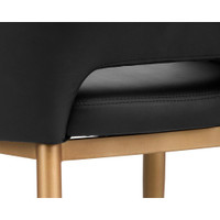 Thatcher Dining Champagne Gold - Onyx Armchair, view 8