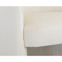 Mircea Bergen Ivory Lounge Chair