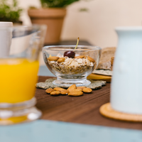 Clear Glass Bee Mini Bowls — Set of 6, view 2