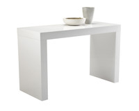 Faro High Gloss White Counter Table