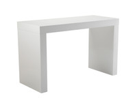 Faro High Gloss White Counter Table