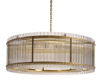 Kore Large - Brass - Clear Chandelier