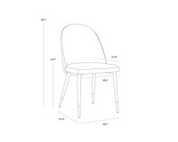 Kline Dillon Stratus / Dillon Black Dining Chair