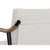 Meadow Heather Ivory Tweed Armchair, view 3