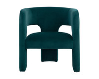 Isidore Meg Teal Lounge Chair