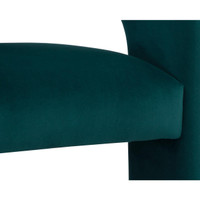 Isidore Meg Teal Lounge Chair