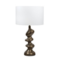 Blobby Brass Table Lamp | Bone & Brass