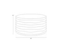 Corey Large - Summer Sand Coffee Table