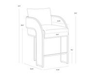 Baz Napa Beige Counter Stool