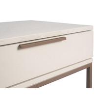 Rebel Small - Champagne Gold - Cream Nightstand, view 8