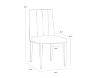 Wilbur Geralt Linen Dining Chair