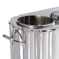 Alsace Brass 2-Bottle Wine Cooler - Side View | Bone & Brass