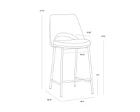 Radella Bergen French Blue Counter Stool