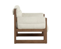 Ferguson Geralt Linen Lounge Chair
