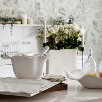 Vida White Alegria Ice Bucket, view 7