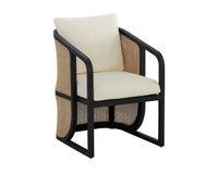 Palermo Charcoal - Stinson Cream Dining Chair