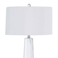Tapered Hex Crystal Table Lamp, view 3