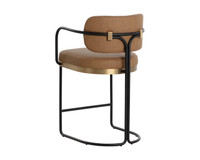 Jalen Milliken Cognac Counter Stool