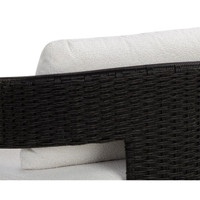 Pylos Black - Louis Cream Lounge Chair, view 4