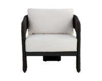 Pylos Black - Louis Cream Lounge Chair