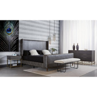 Rebel Small - Gold - Charcoal Grey Dresser, view 3