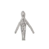 Silver Leaf See,Hear,Speak no Evil Wall Sculptures - Wall Decor Close Up | Bone & Brass