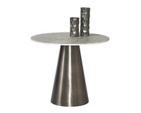 Damon Bistro Gunmetal - 35.5" Table