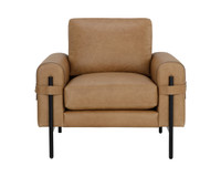 Camus Ludlow Sesame Leather Armchair