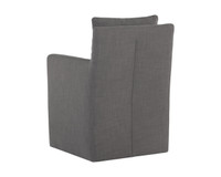 Glenrose Wheeled Dining Effie Smoke Armchair
