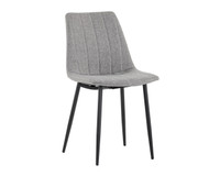 Drew Black - Light Grey Dining Chair