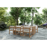 Tahiti Dining Stinson White Armchair, view 11