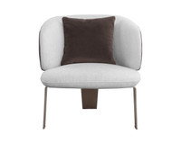 Garry San Remo Winter Cloud / Meg Ash Lounge Chair