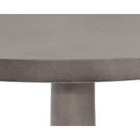 Adonis Grey Concrete End Table - Table Top View | Bone & Brass