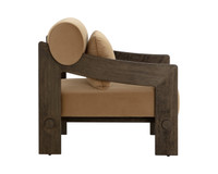 Reizo Distressed Brown - Kona Camel Lounge Chair